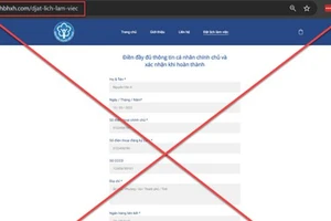Cảnh báo website giả mạo BHXH Việt Nam để đánh cắp thông tin cá nhân