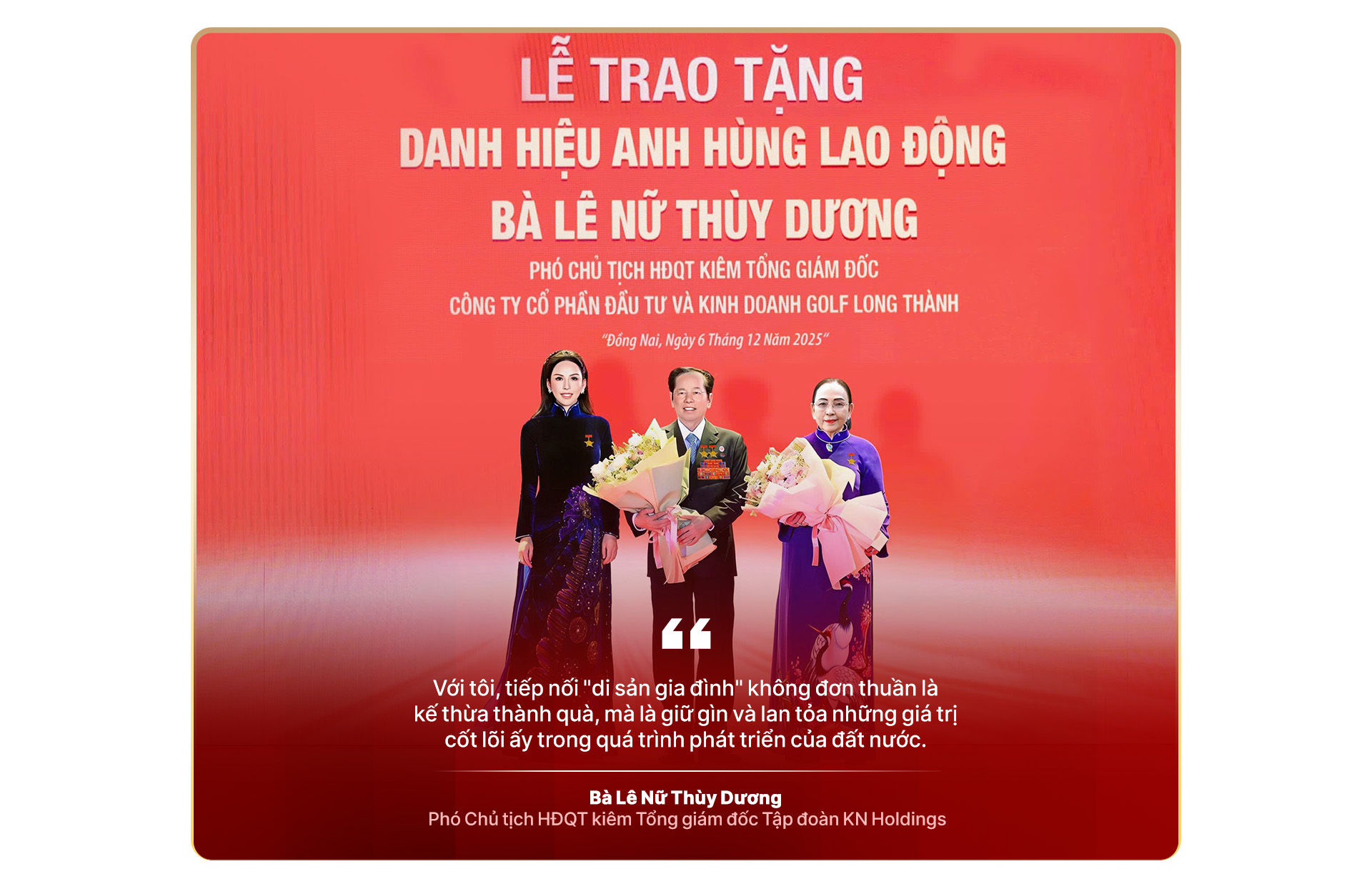 Anh hùng Lao động Lê Nữ Thùy Dương: Tiếp nối di sản gia đình - Ảnh 4.