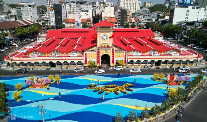 Chợ Bến Thành, tháng 2/2026. Ảnh: Quỳnh Trần