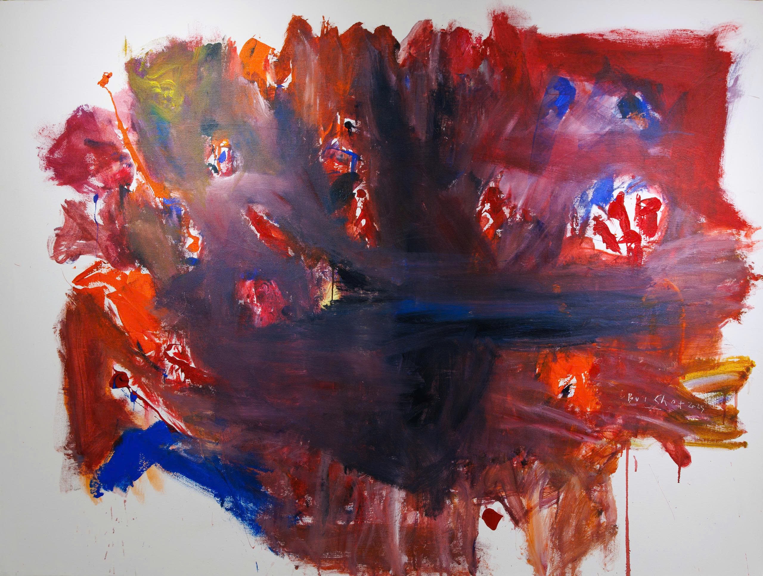 'Bảy tám năm': Độc đáo với tranh 'tự tan rã' của nghệ sĩ Bùi Chát- Ảnh 2.