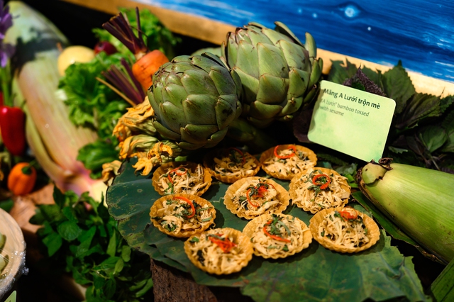 Mỹ vị thực vật mùa đông với mâm cơm muối Huế tỏa sáng  - Ảnh 5.