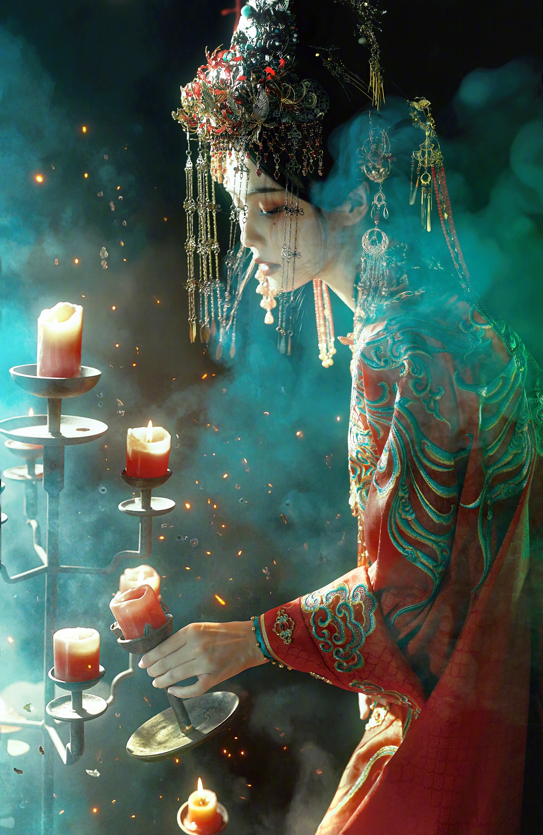 Cô dâu đẹp ma mị đang viral khắp Trung Quốc: Nhan sắc này AI cũng không vẽ nổi, đúng chuẩn cú sốc visual- Ảnh 5.