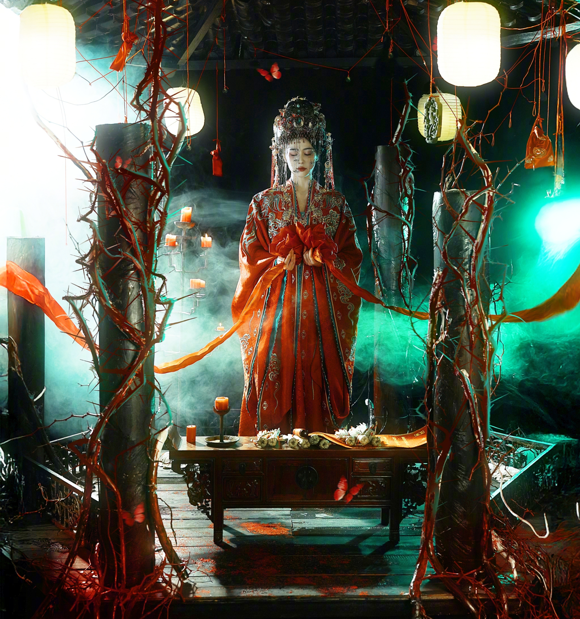 Cô dâu đẹp ma mị đang viral khắp Trung Quốc: Nhan sắc này AI cũng không vẽ nổi, đúng chuẩn cú sốc visual- Ảnh 6.