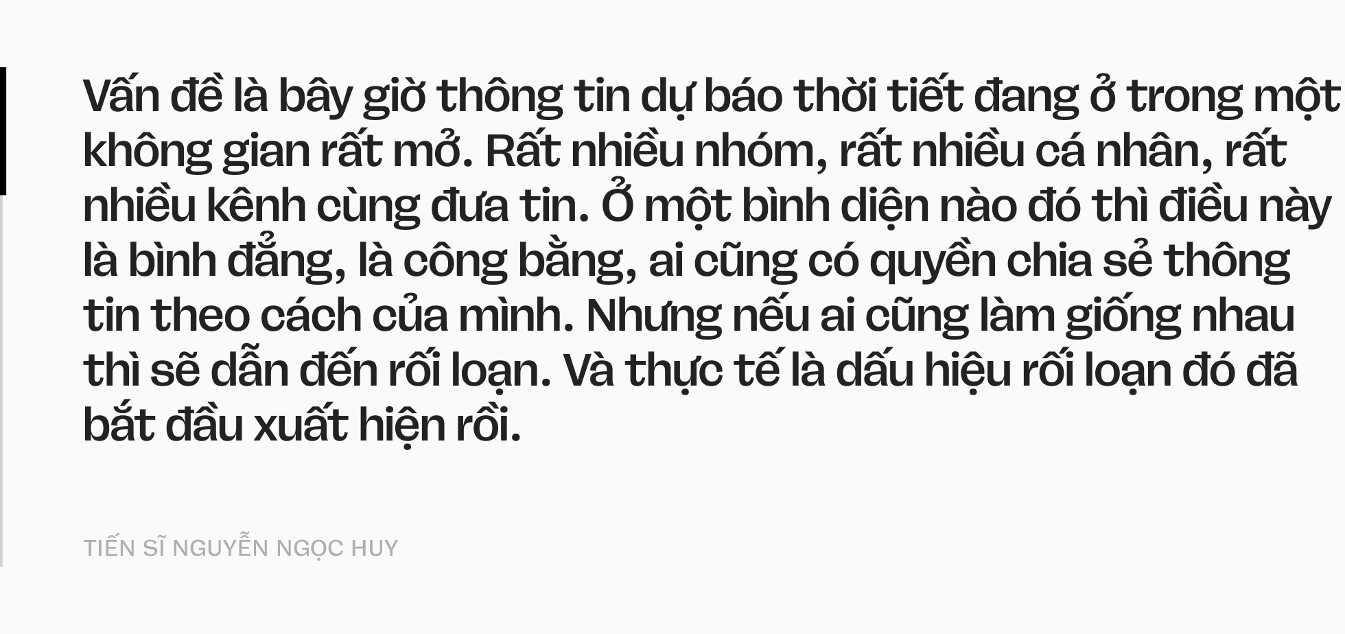 Hành trình gần 20 năm của “Huy Nguyễn thời tiết’ và cuộc chiến thầm lặng với tin giả thiên tai- Ảnh 14.