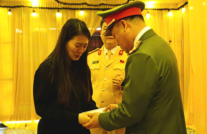 Xúc động lời tiễn biệt của đồng đội gửi Trung tá CSGT hy sinh khi làm nhiệm vụ- Ảnh 2.