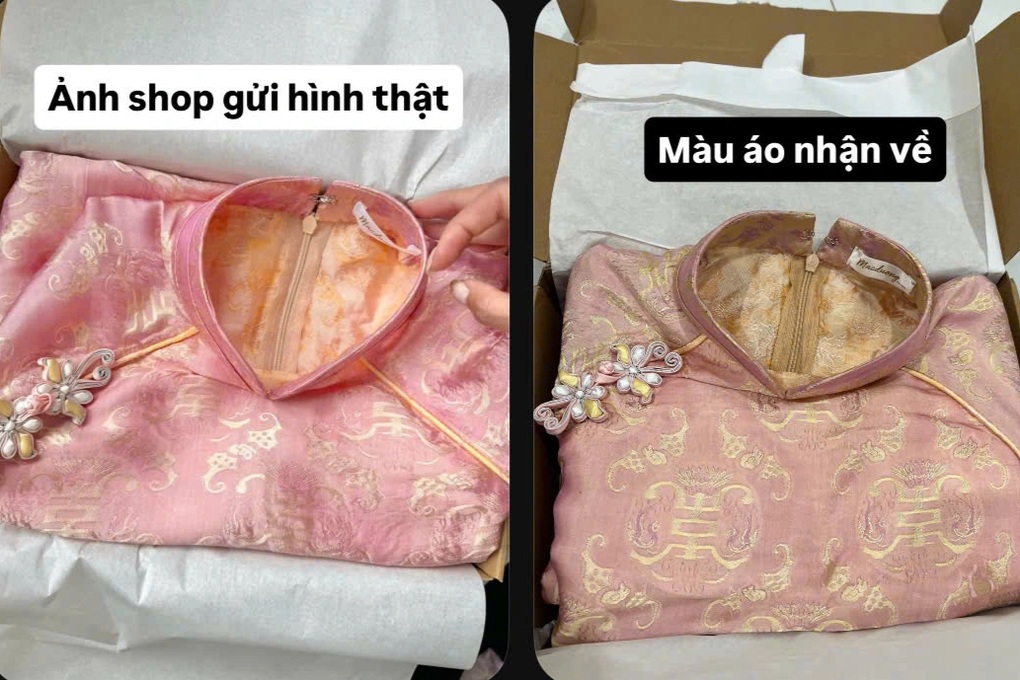 “Kiếp nạn” mua áo dài Tết: Chi 2,6 triệu đồng nhận hàng lệch màu, sai số đo - 2