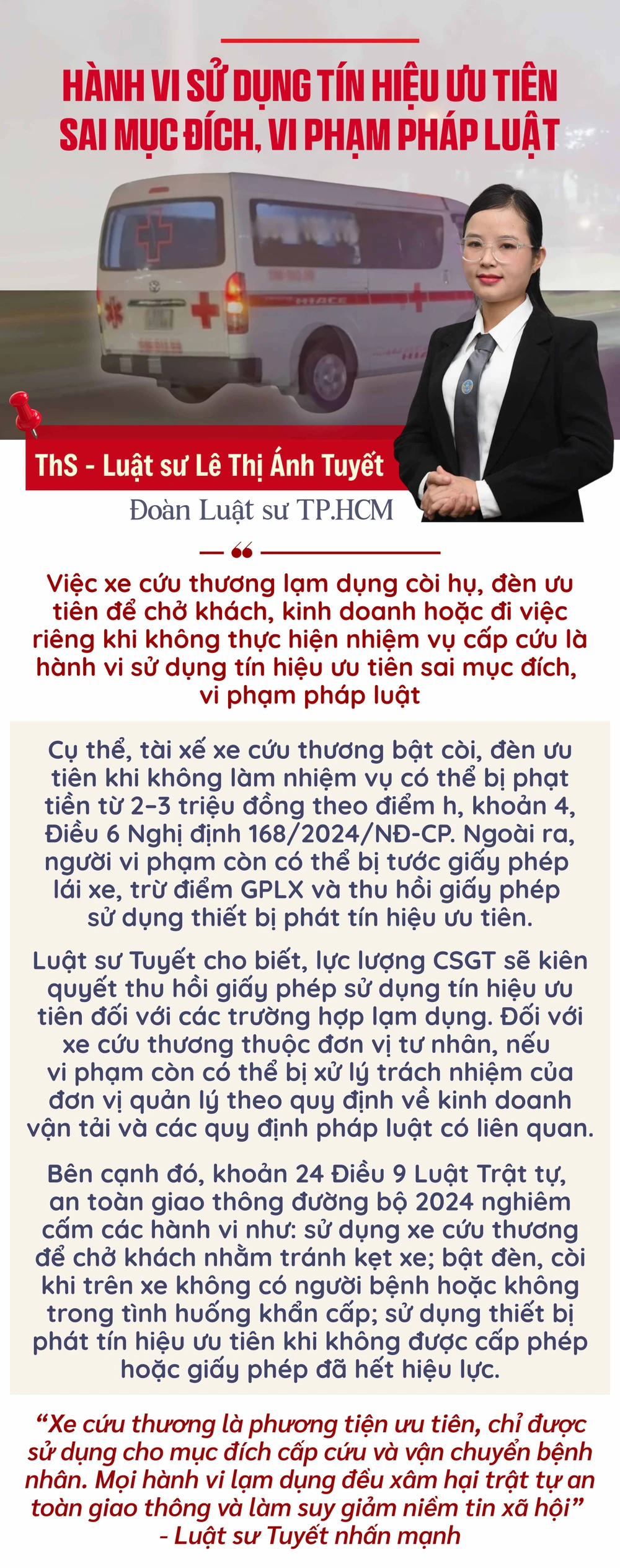 BOX 1 Hình xe cứu thương bật đèn còi lao trên đường + chân dung Tuyết (1).jpg