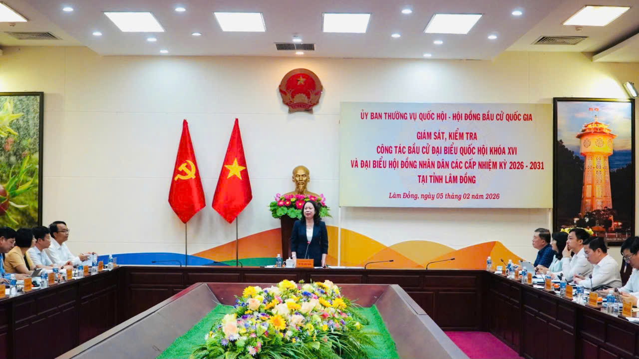 Phó Chủ tịch nước ghi nhận nỗ lực chuẩn bị bầu cử của Lâm Đồng - Ảnh 2.