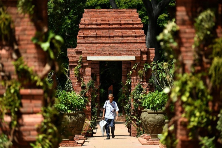 Vườn Sang Nila Utama tại Công viên Fort Canning được tái hiện theo phong cách vườn Đông Nam Á thế kỷ 14 (Ảnh: Cơ quan du lịch Singapore)