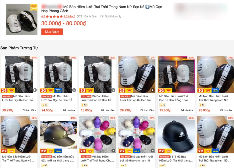 Đội mũ bảo hiểm đẹp, rẻ: Nhiều ca cấp cứu gắp mảnh vỡ găm sâu vào sọ não - 2