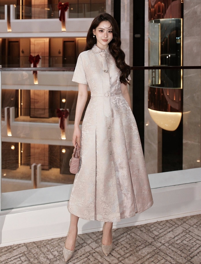 Váy sơ mi họa tiết mùa xuân () - Ảnh 5.