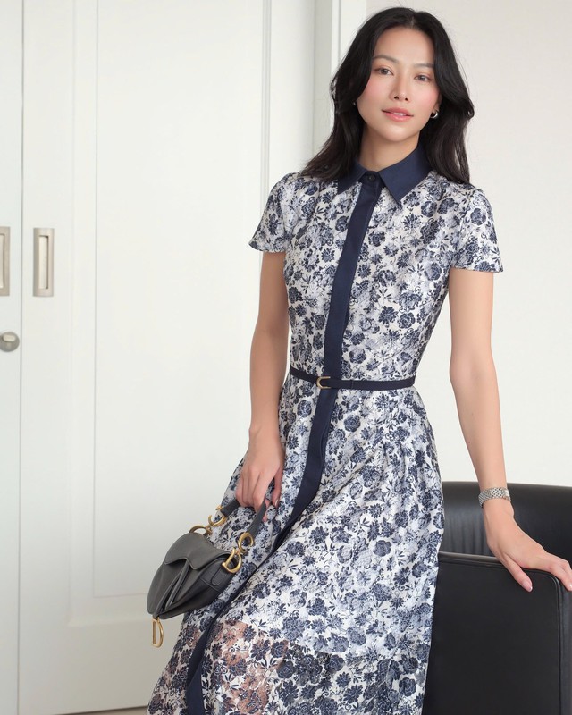 Váy sơ mi họa tiết mùa xuân () - Ảnh 8.