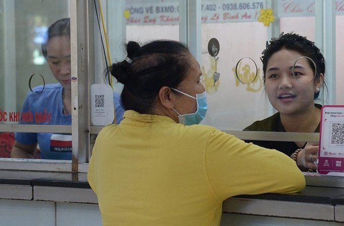 Khách mua vé ở bến xe Miền Đông cũ (quận Bình Thạnh cũ), tháng 1/2026. Ảnh: Giang Anh