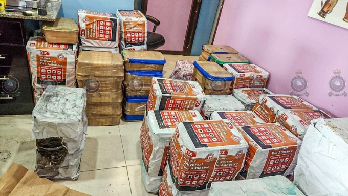 Ma túy bị cảnh sát Fiji tịch thu hồi đầu năm 2024. Ảnh: Cảnh sát Fiji