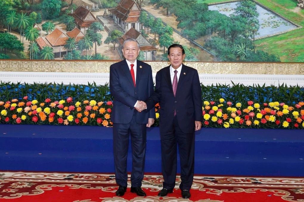 Tổng Bí thư Tô Lâm hội kiến Samdech Techo Hun Sen - 2
