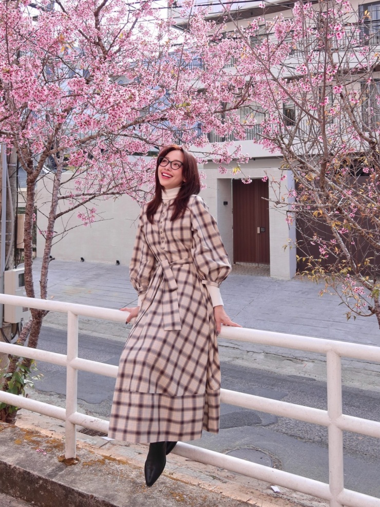 Tóc Tiên check in mùa mai anh đào nhuộm hồng Đà Lạt - 7