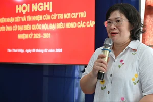 Phó Bí thư Thành ủy Văn Thị Bạch Tuyết được 100% cử tri nơi cư trú tín nhiệm ứng cử đại biểu HĐND TP.HCM