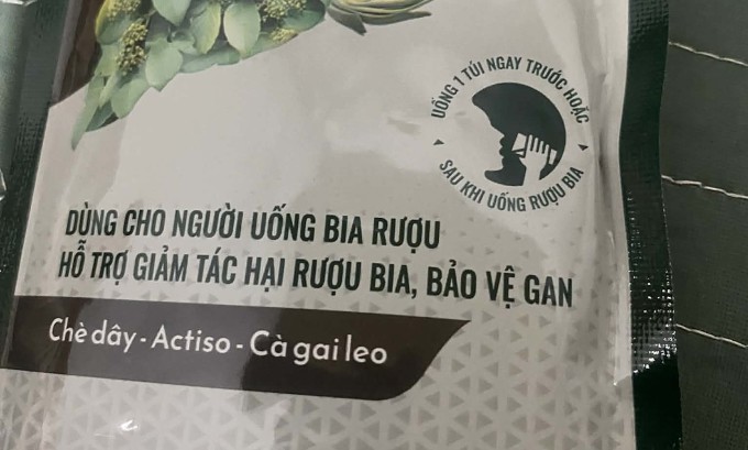 Thuốc giải rượu được xem là "bùa hộ mệnh" của nhiều quý ông. Ảnh: Nhân vật cung cấp
