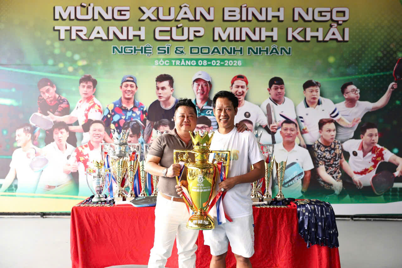 Huy Khánh lần đầu vô địch giải pickleball- Ảnh 2.