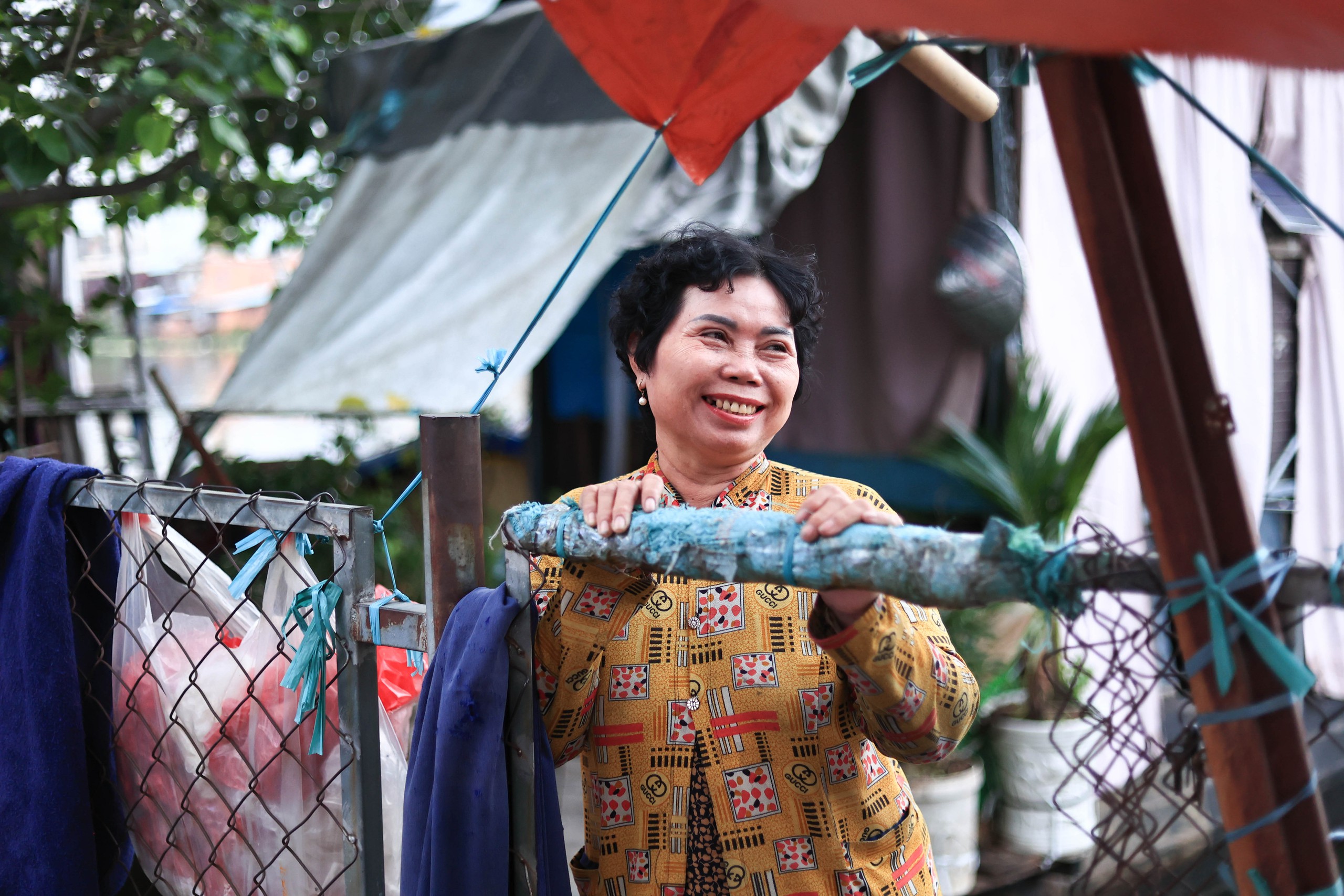 Xóm chợ nổi miền Tây ở TP.HCM với tết 'lạ': 'Lo tết thiên hạ trước, mình sau'- Ảnh 6.