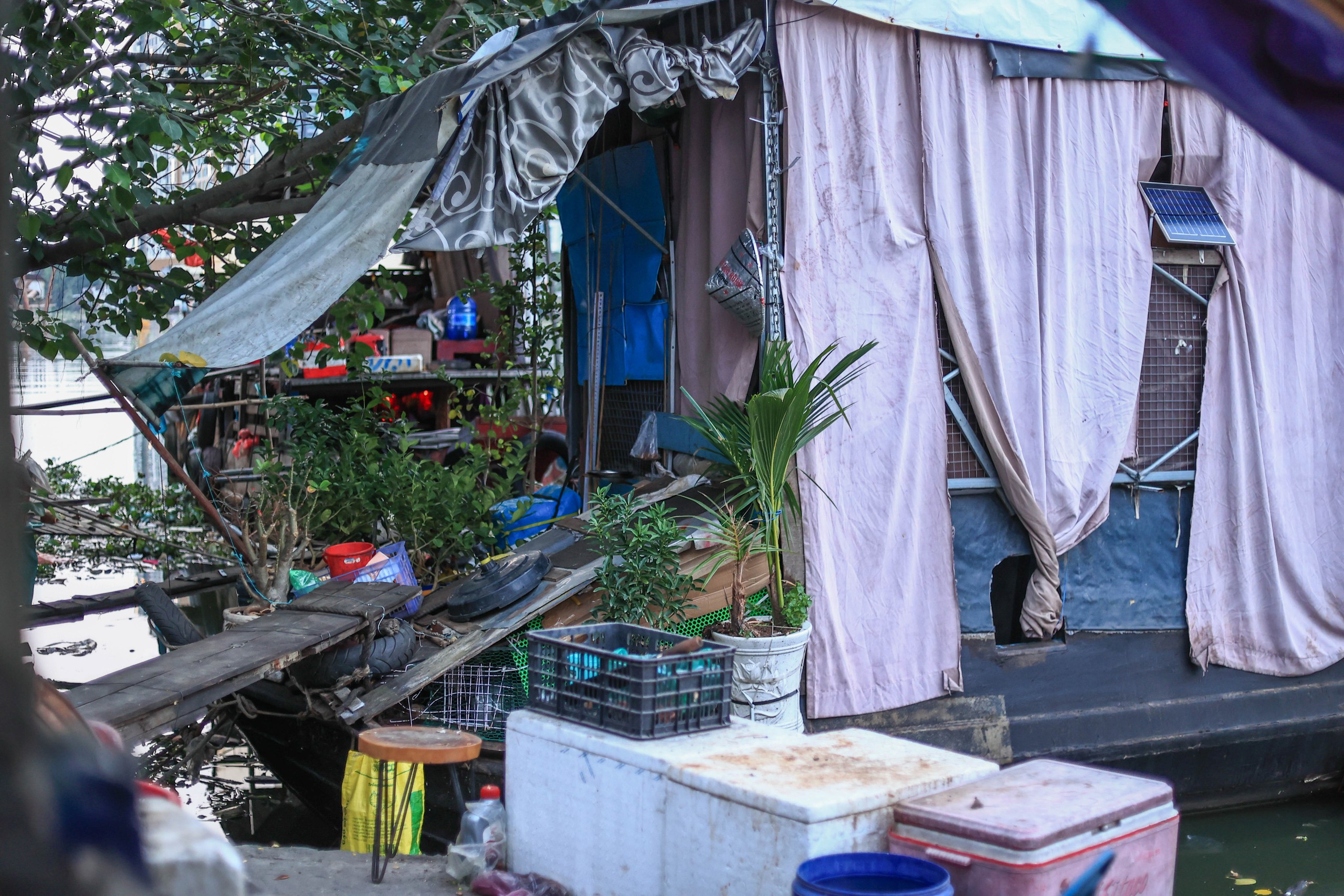 Xóm chợ nổi miền Tây ở TP.HCM với tết 'lạ': 'Lo tết thiên hạ trước, mình sau'- Ảnh 7.