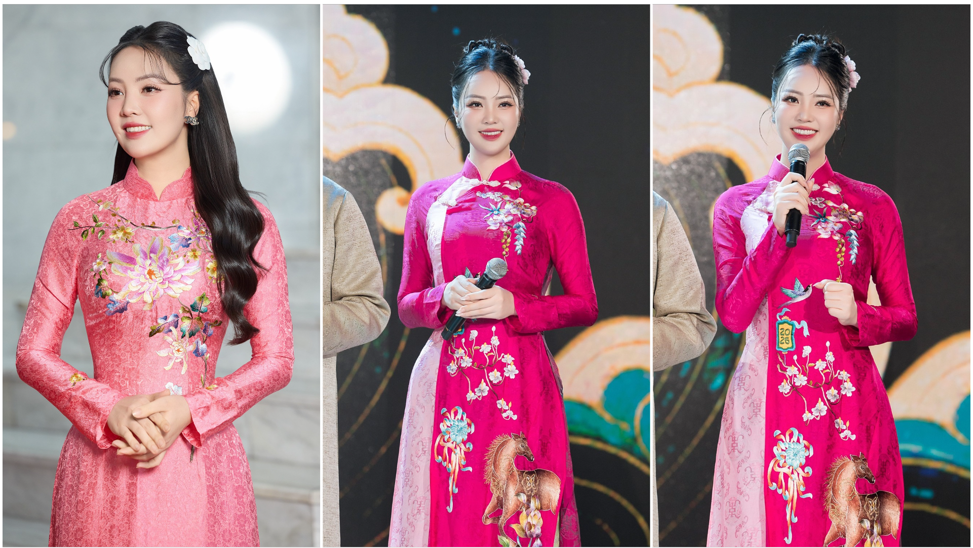 Thụy Vân mặc các thiết kế trong bộ sưu tập Thanh xuân của NTK Ngọc Lan.