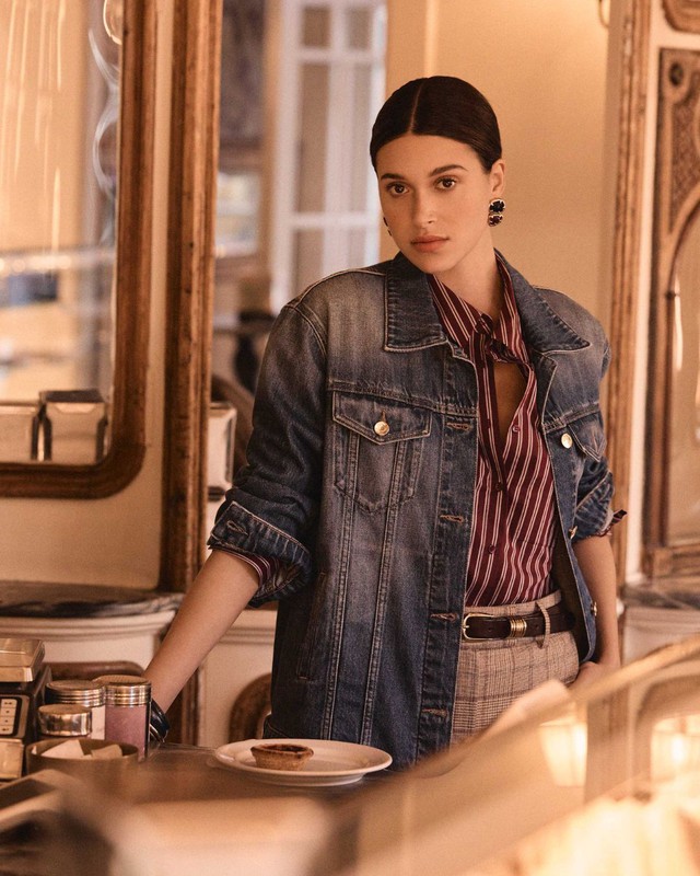 Áo khoác denim, kaki 'thống trị' đường phố- Ảnh 2.