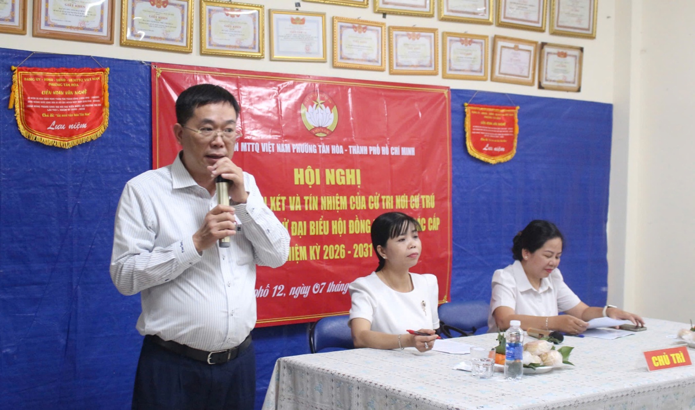 100% cử tri tín nhiệm ông Ngô Phạm Việt ứng cử đại biểu HĐND TP.HCM - Ảnh 1.