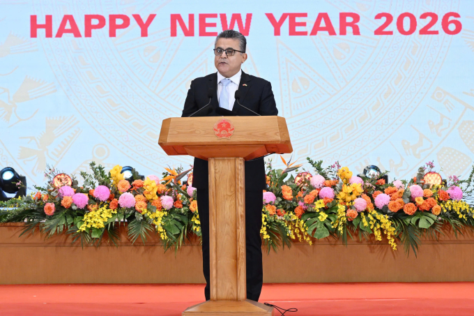 Đại sứ Palestine tại Việt Nam Saadi Salama - Trưởng đoàn Ngoại giao tại Việt Nam