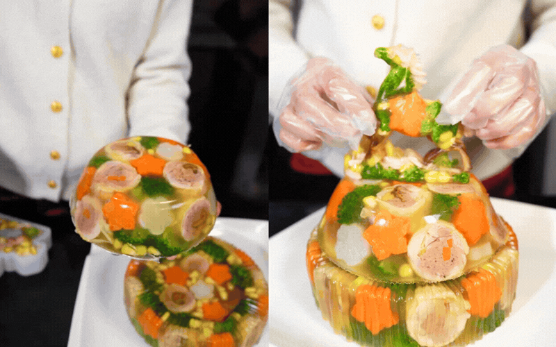 Đặc sản nỗi nhớ gói tròn trong bát thịt đông trong veo: Món ăn 