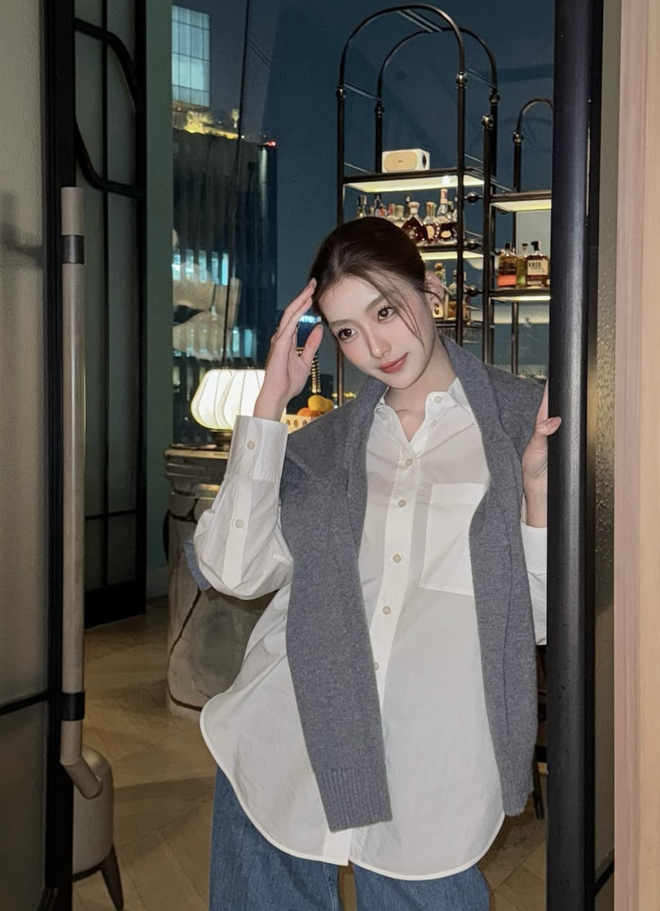 Áo sơ mi trắng, vẻ đẹp tối giản làm nên sức hút dài lâu- Ảnh 6.