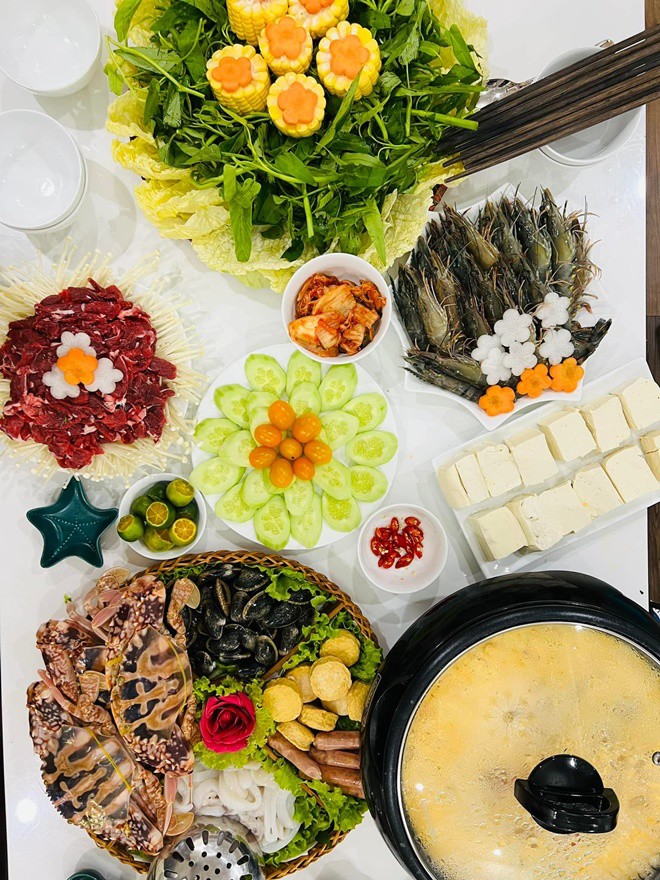 Bà xã NSND Công Lý dọn mâm cúng ông Táo cực đẹp mắt, cầu mong bình an cho gia đình - 9