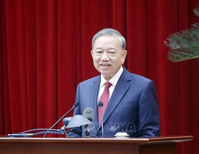 Tổng Bí thư Tô Lâm gặp mặt thành viên các Tiểu ban chuẩn bị Đại hội XIV của Đảng - Ảnh 2.