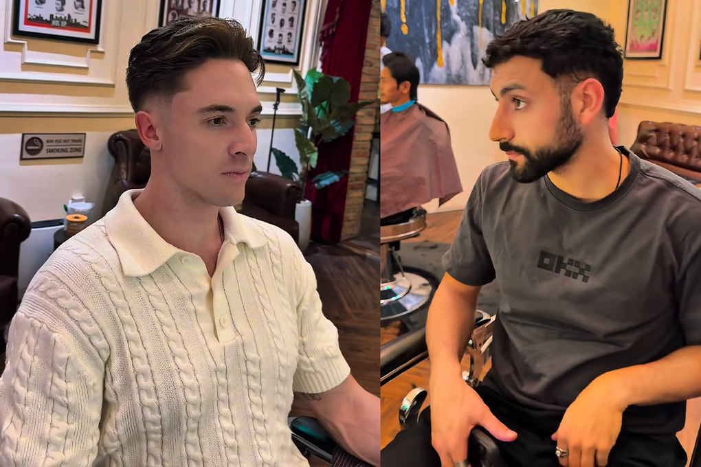 Khách Tây “nghiện” cắt tóc, khen tay nghề thợ Việt top đầu thế giới - 2