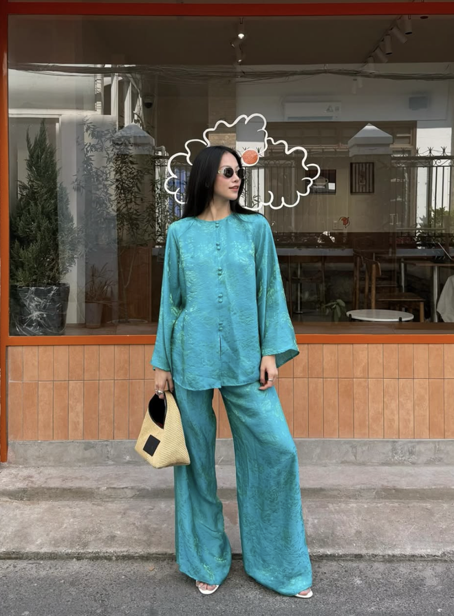 Diện đồ bà ba du xuân, giản dị tạo dấu ấn riêng- Ảnh 6.