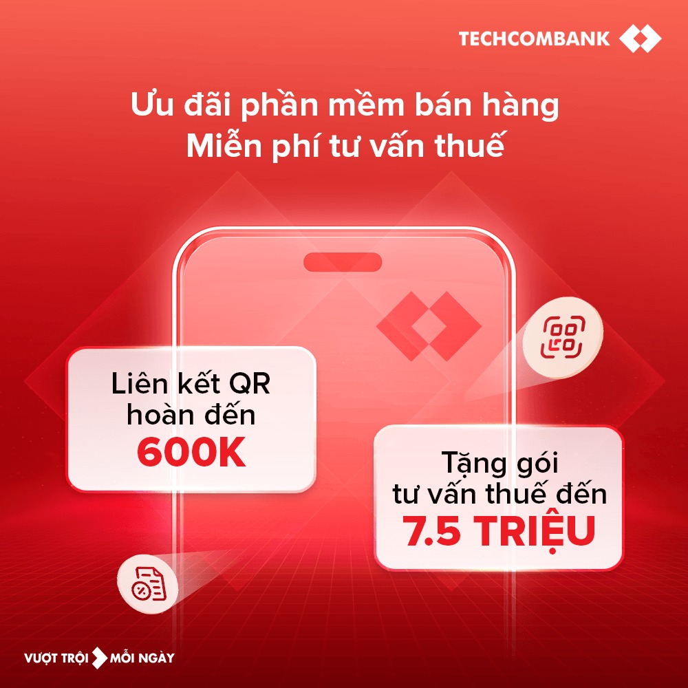 Techcombank và cơ quan thuế: Hỗ trợ hộ kinh doanh thanh toán không dùng tiền mặt- Ảnh 3.
