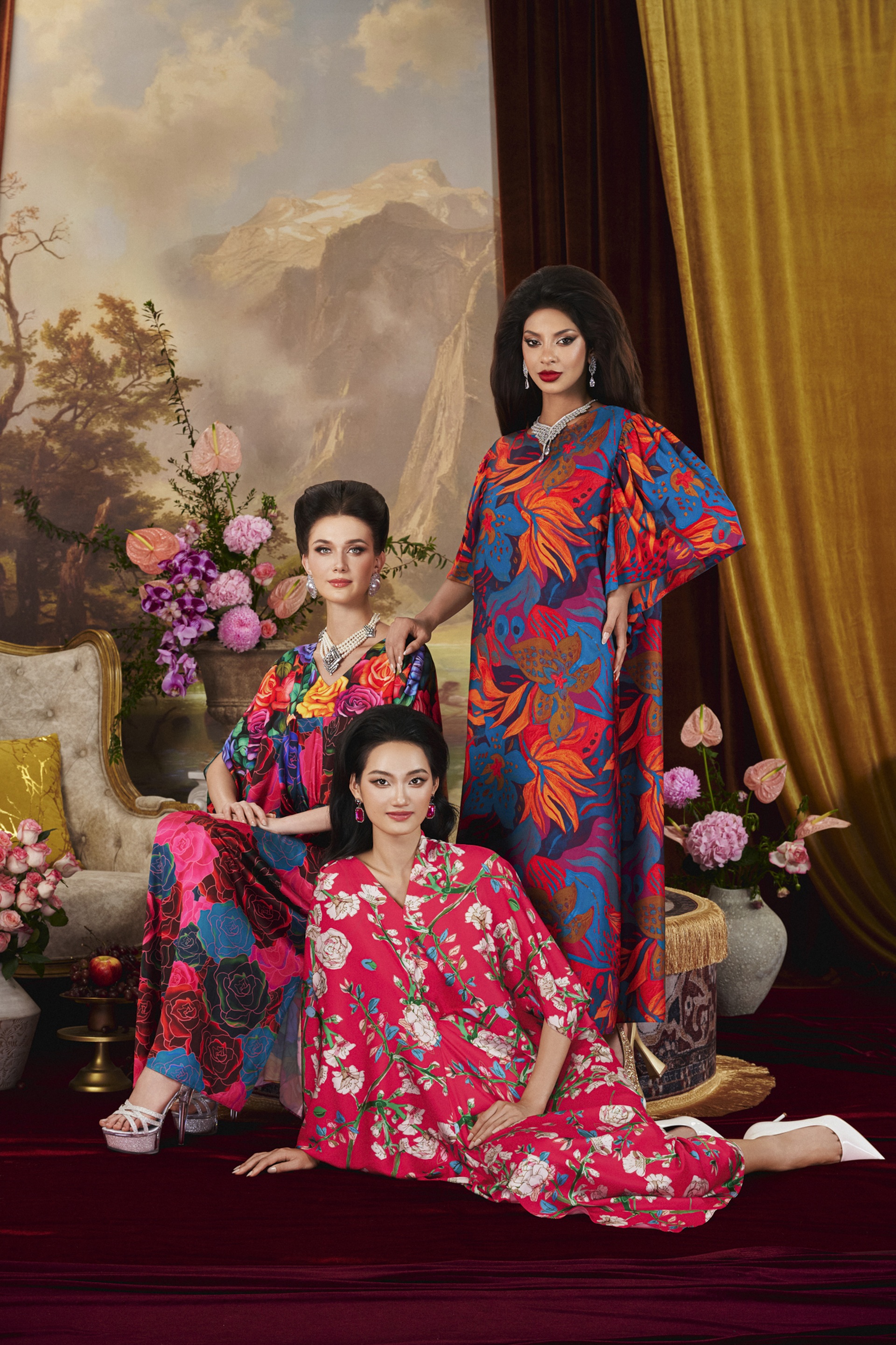 Trang phục đẹp ngày Tết từ chất liệu lụa - 8