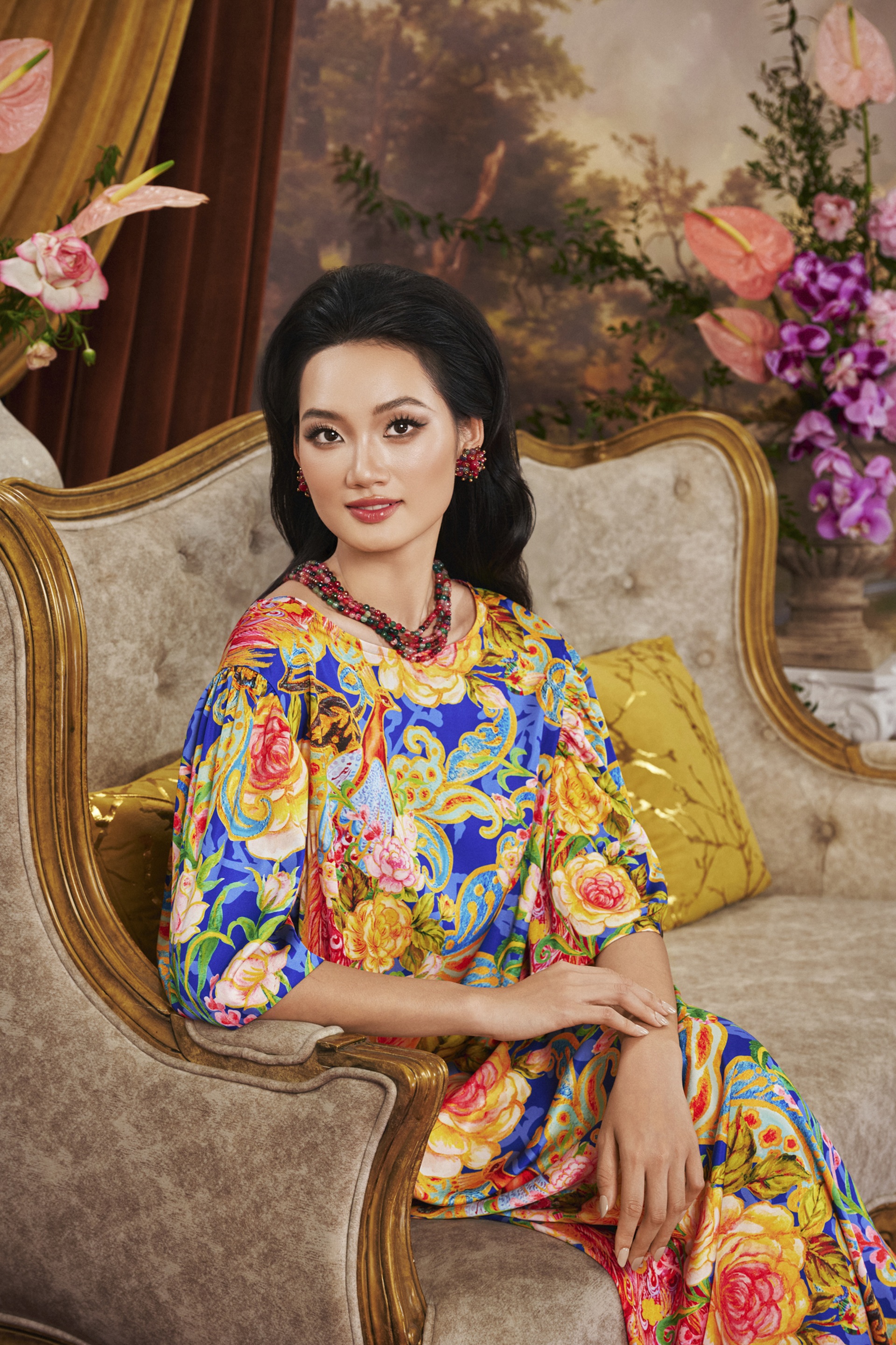 Trang phục đẹp ngày Tết từ chất liệu lụa - 9