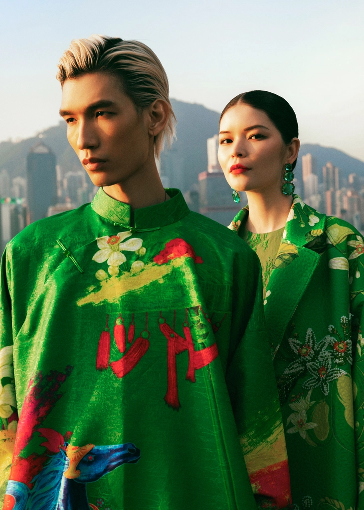 Áo dài nam ngày càng đẹp và nhất định bạn phải cho chồng yêu diện một bộ Tết này- Ảnh 3.