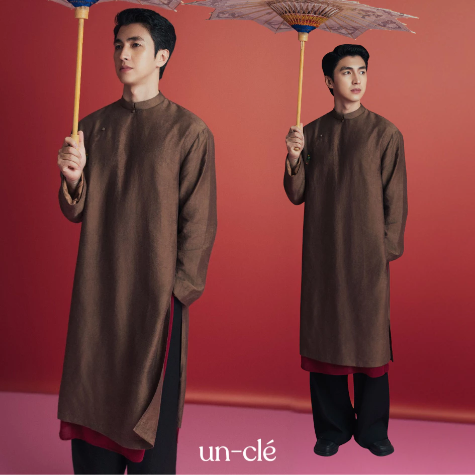 Áo dài nam ngày càng đẹp và nhất định bạn phải cho chồng yêu diện một bộ Tết này- Ảnh 7.