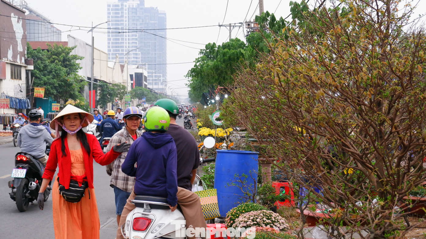 Tấp nập chợ hoa 'trên bến dưới thuyền' duy nhất ở TPHCM- Ảnh 4.