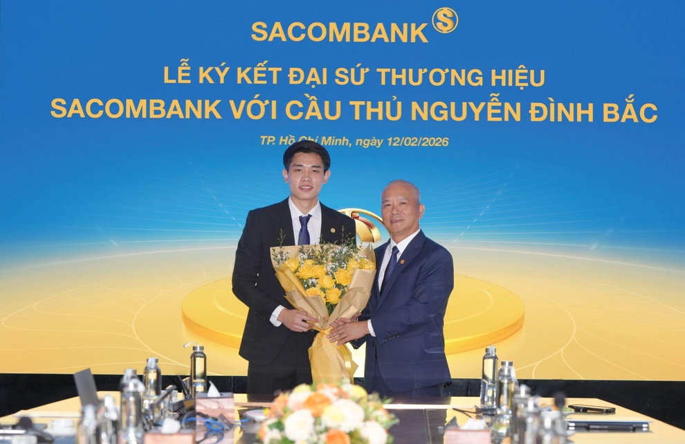 Cầu thủ Nguyễn Đình Bắc trở thành đại sứ thương hiệu Sacombank - 3