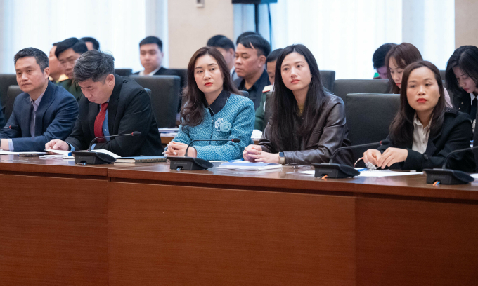 Các ứng viên đại biểu Quốc hội tham gia Hội nghị. Ảnh: Hoàng Phong