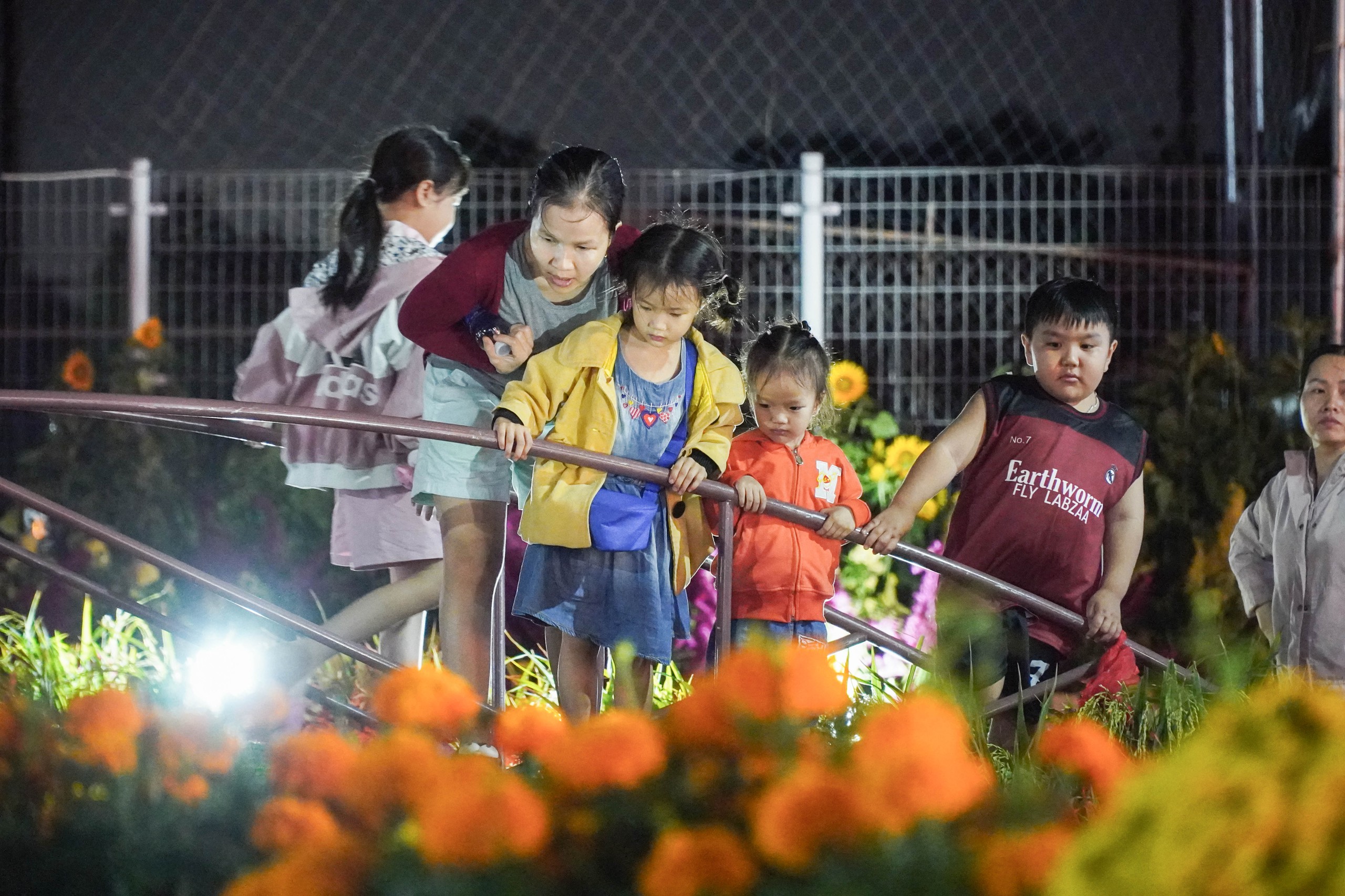 Xã có dân số đông thứ 10 cả nước rộn ràng khai mạc Hội hoa xuân - Ảnh 2.