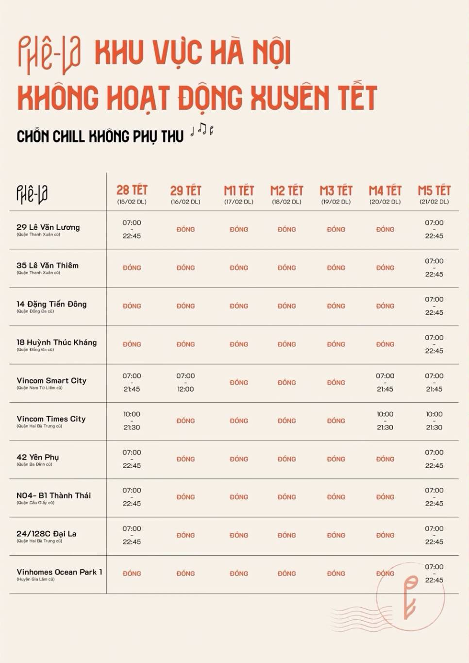 Một loạt hàng cà phê Hà Nội ra thông báo gấp ngay trước Tết- Ảnh 3. Một loạt hàng cà phê Hà Nội ra thông báo gấp ngay trước Tết- Ảnh 3.