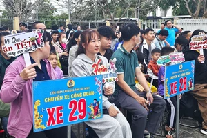 45 “Chuyến xe Công đoàn” đưa 1.915 lao động Tây Ninh về quê đón Tết