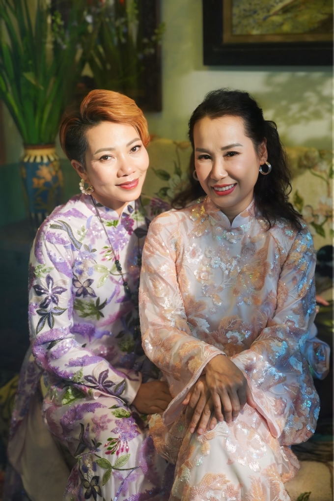 Ca sĩ Hà Trần và nhạc sĩ Giáng Son. Ảnh: Nhân vật cung cấp