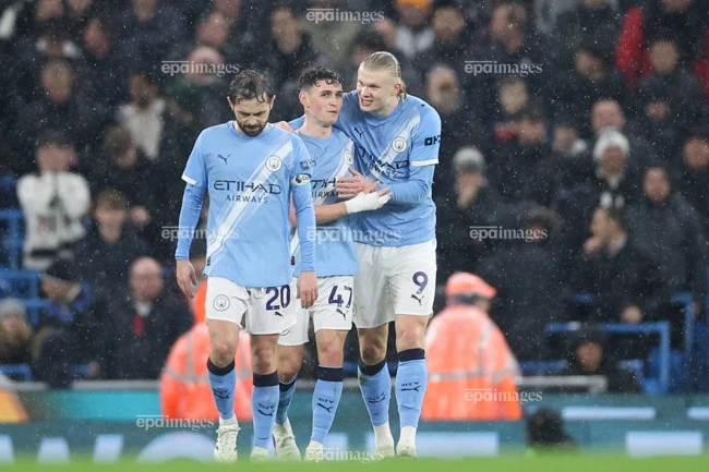 Chân sút số 1 Haaland không chắc ra sân ở FA Cup. Ảnh: EPA. man-city-can-pin-haaland-bo-ngo-dai-chien (3).jpg