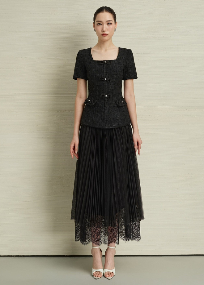 Đầu năm, nàng ưu ái diện chân váy xếp ly mọi lúc- Ảnh 5.