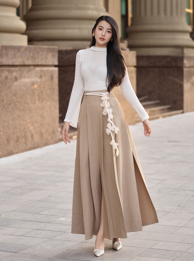 Đầu năm, nàng ưu ái diện chân váy xếp ly mọi lúc- Ảnh 6.